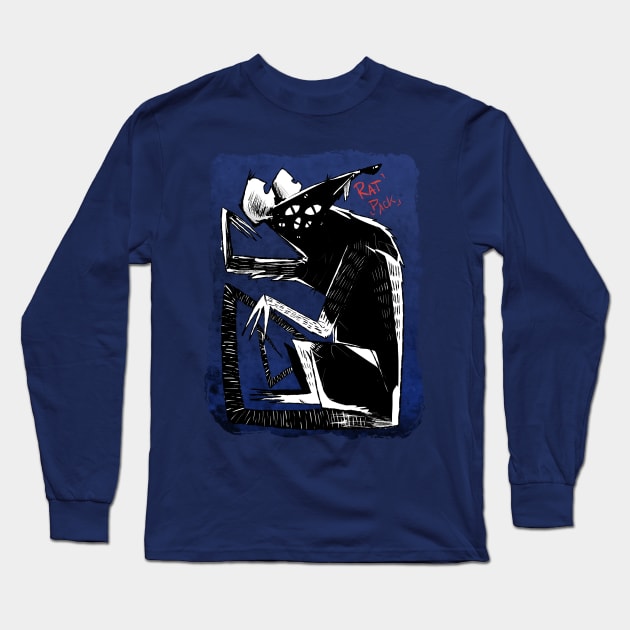 Rat Pack Long Sleeve T-Shirt by DeemeeArt